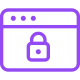 secure online tests and exams icon