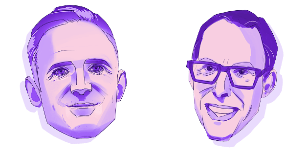 Podcast Host headshots together
