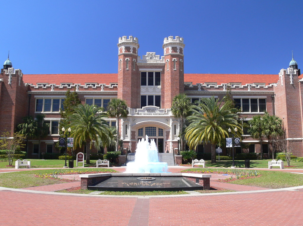 An exterior shot of Florida State University.