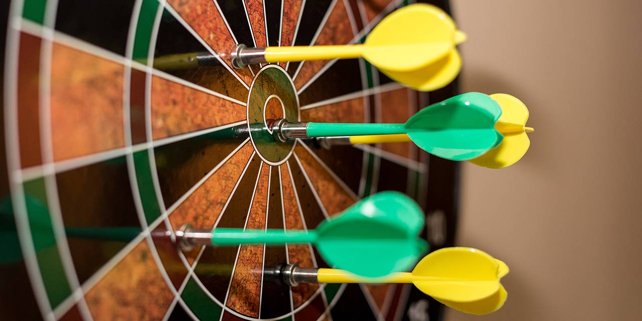 Technology in the classroom: A dartboard signifying gamification