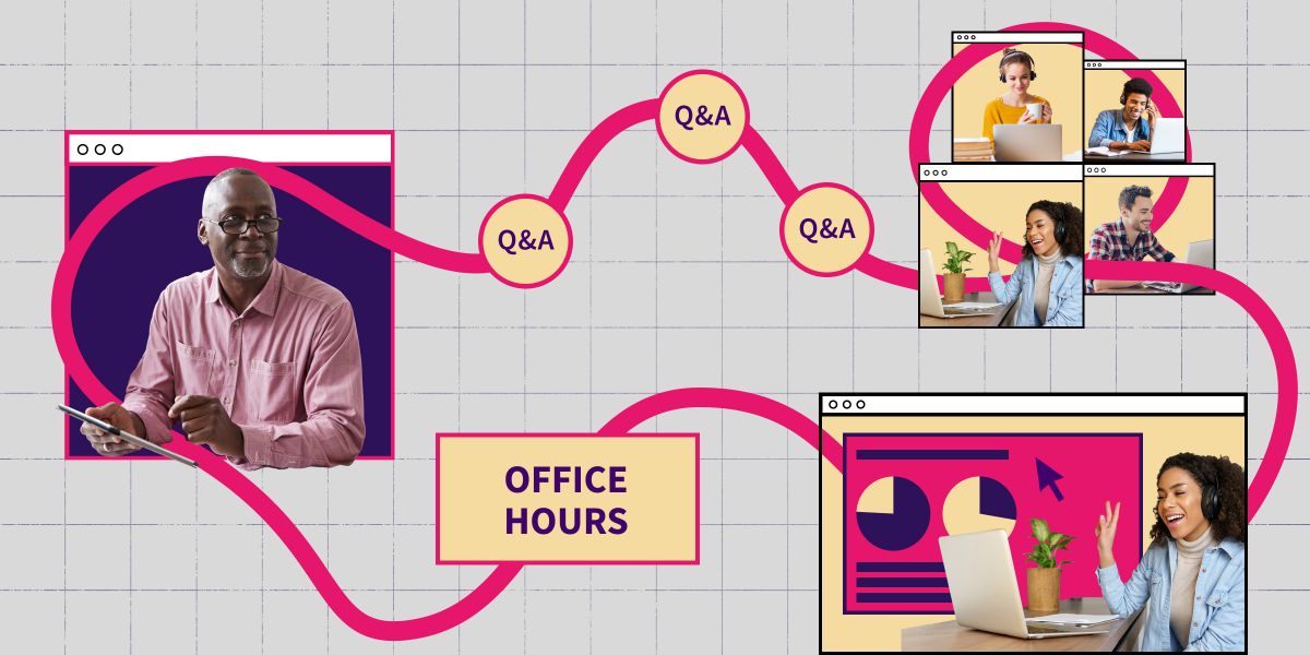 Schematic diagram demonstrating the difference of the blended learning