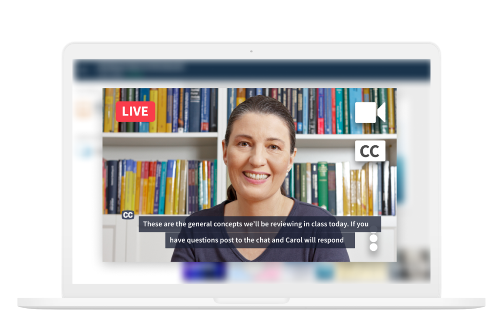 live lecture in Top Hat