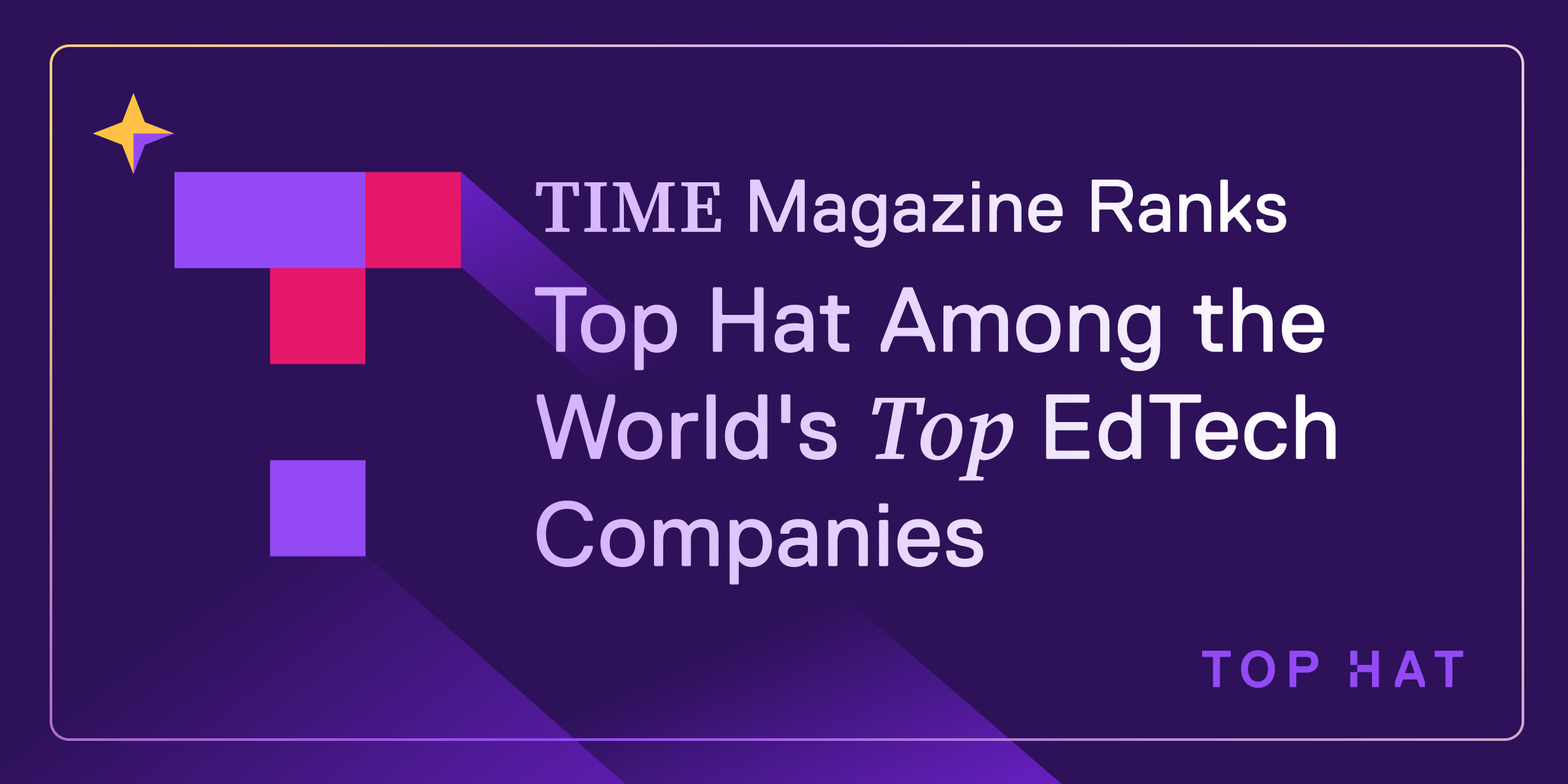 Top Hat Earns Spot on TIME’s World’s Top EdTech Companies 2026 List
