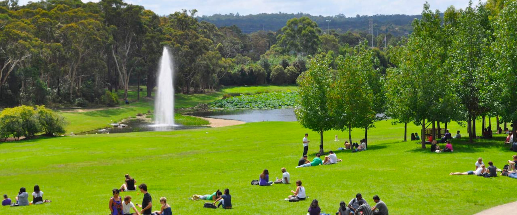 Macquarie U students on campus