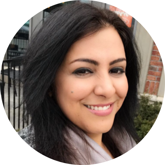 Safieh Moghaddam is shown in a circle.